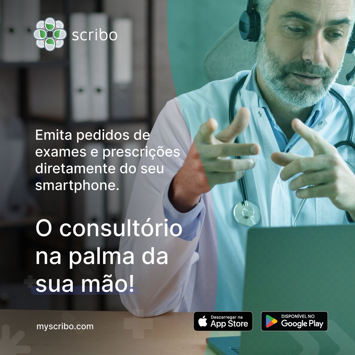 kenetto_org's tweet photo. 📢 Sinta a liberdade de ter um consultório na palma da sua mão!
Com a Scribo faça as suas videoconsultas, registos clínicos, emita pedidos de exames, arquive documentos e envie receitas a partir do seu dispositivo móvel.📱
#videoconsulta #prescricaoeletronica #scribo #kenetto https://t.co/GiHEVvLXfN