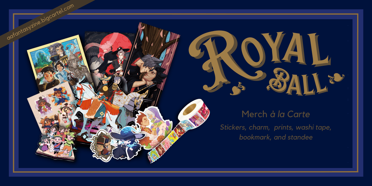 onceupon_zine's tweet photo. 🪶Royal Ball (Merch a la Carte)🪶
Available merch:
🕯️3 die-cut sticker set
🕯️5x7" Wizard of Oz print
🕯️5x7" Arang Print
🕯️4x6" Mermaid Print
🕯️4x6" Dragon Print
🕯️4x6" Fairy Print
🕯️2.5"  acrylic charm
🕯️2x6" foil bookmark
🕯️roll of stamp washi
🕯️4" 2pc  acrylic standee https://t.co/bk7QJVkhas