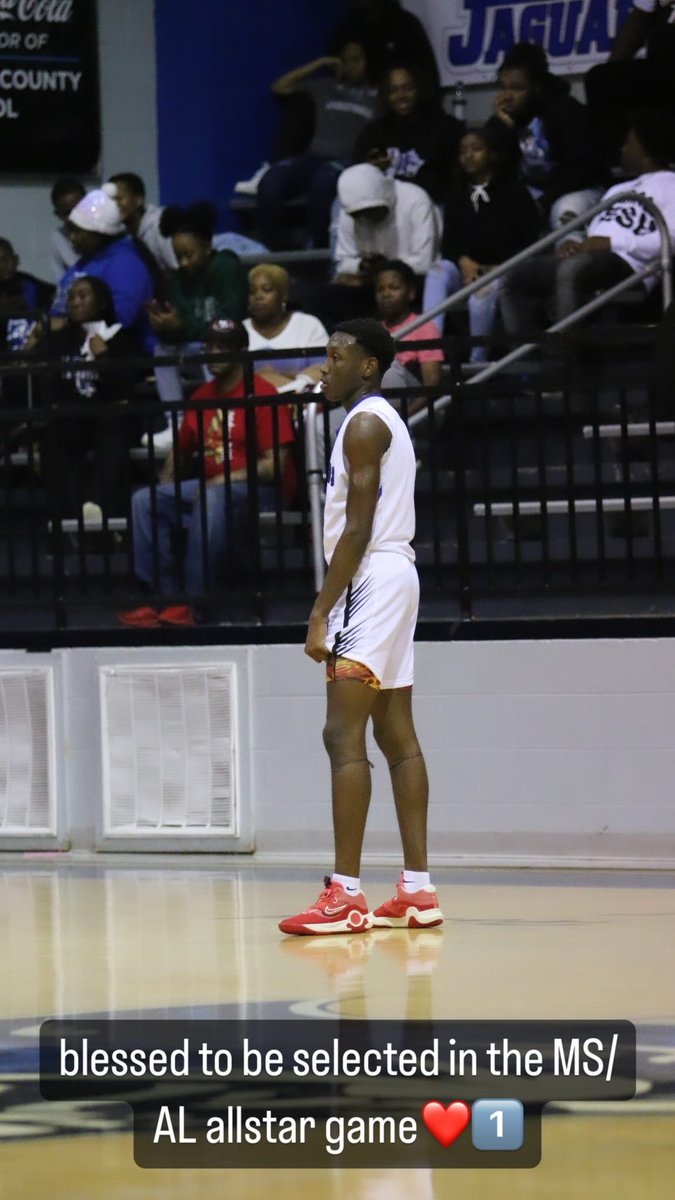 Blessed to be selected in the MS/AL Allstar game❤️1️⃣
