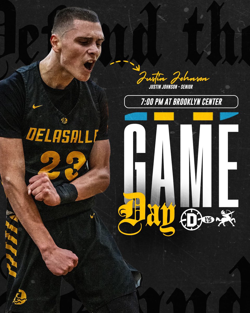 DeLaSalleMBB's tweet photo. Friday night road game.

🆚 Brooklyn Center
📍 BC
⏰ 7:00 pm

#DefendtheIsland #Together https://t.co/tI14SF1Uby