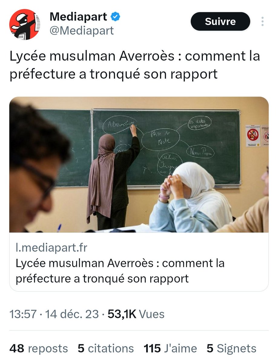 _LePetitCaporal's tweet photo. Averroès : TRÈS BIEN.
Stanislas : TRÈS MÉCHANT.

On se demande bien ce qui plaît tellement à Mediapart chez le premier et que n'a pas le second 🤔 https://t.co/nAs1w5wRjb