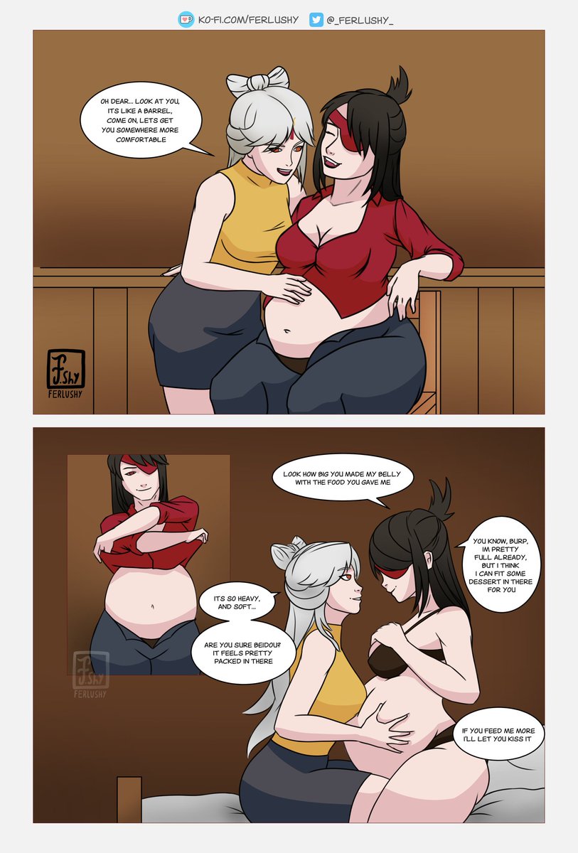 _ferlushy_'s tweet photo. Sorry for the delay, i've been busy with some commissions and life stuff

but here its the third part of this comic! https://t.co/Li40F9D31t