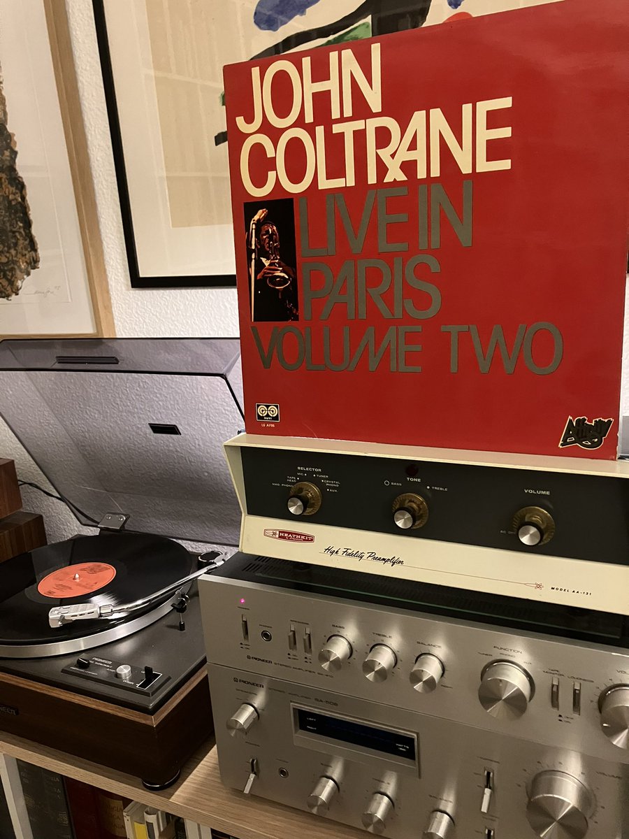 #NewAcquisition: John Coltrane | Live In Paris Vol. II | In summer of 1965, Trane and his quartet embarked on a one-week tour of Europe | Recorded at the 6th International Jazz Festival at Juan-les-Pins in Antibes, on July 26-27, and a concert at Salle Pleyel in Paris a day later