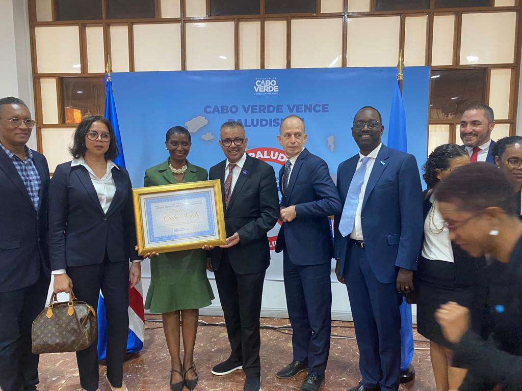 Delighted to celebrate what #Govt& People of #Cabo Verde achieved with #partners's Technical and funding support! Significant progress in Malaria burden reduction is possible everywhere and later Malaria Elimination! It is about quality of #leadership &strong systems!