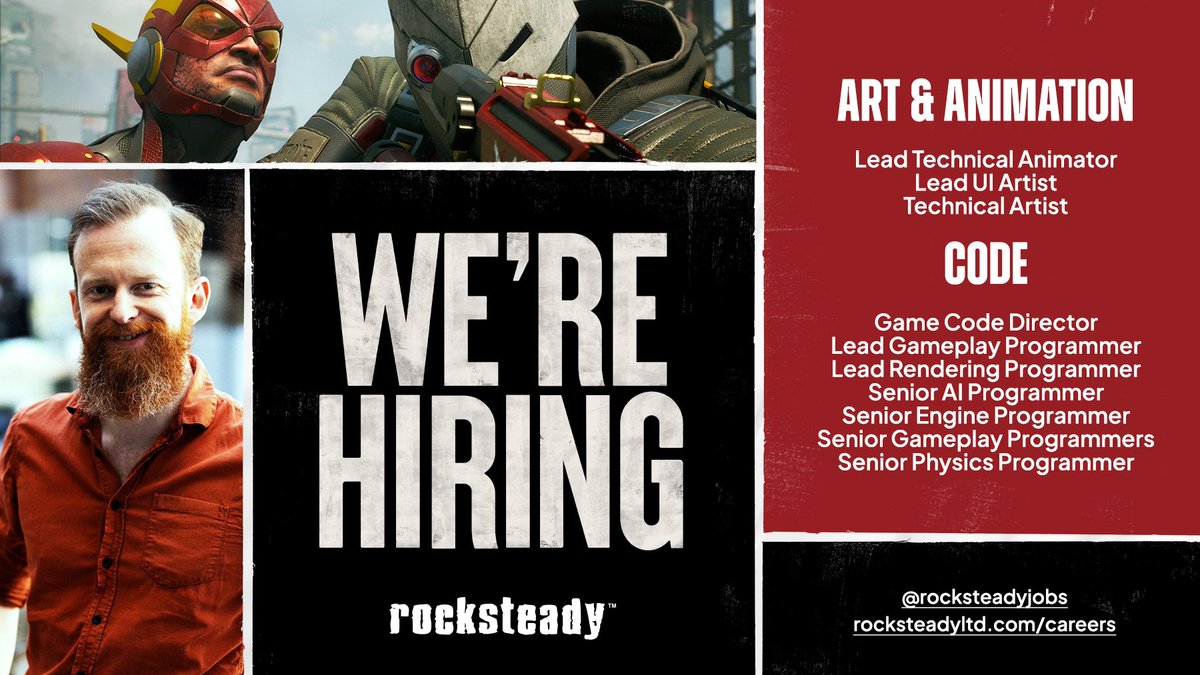 Jobs @ Rocksteady tweet media