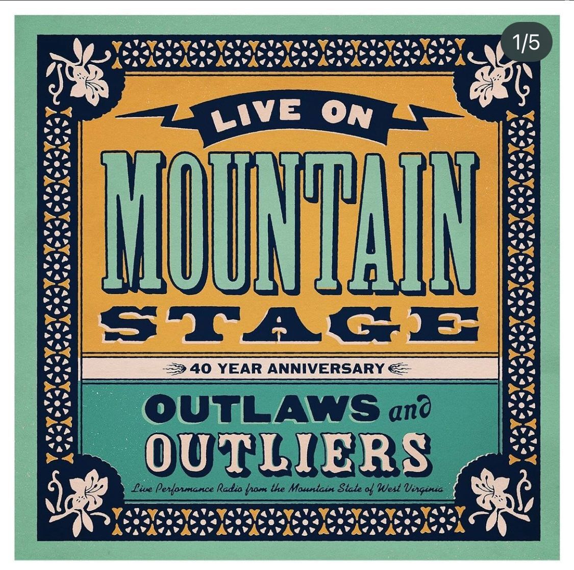 MountainStage's tweet photo. Check out the tracklist for our upcoming album "Live on Mountain Stage: Outlaws and Outliers." 

🎵 We can't wait to release this record on April 19th through Oh Boy Records. Pre-sales are open via https://t.co/2YLcZzejfs https://t.co/DEzMVOCrdK