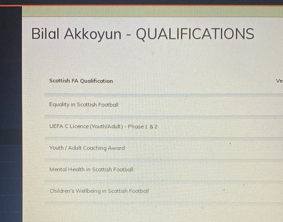 bll_akkyn's tweet photo. @grpat @ritchiewils @DougieAnderso12 @MartynBuckie @ch4lkster @FOCUS_analysis @AcademySCoach @PaulHMcNeill @andrgoul @jasonfbutler @nathanross_ You can see my qualifications here. I got my FA Level 1 in 2019 from Luton FA in England. I live in Turkey and have no idea how to renew my first aid certificate. https://t.co/8BoTx2BTUn