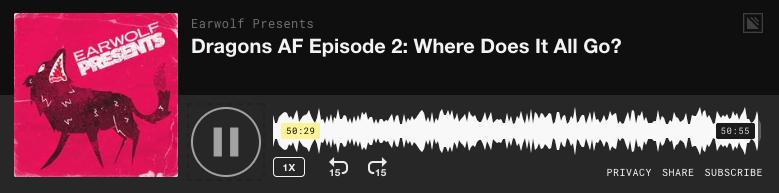 hellojewell's tweet photo. just listened to ep 2 of DRAGONS AF! on @earwolf!!!!! it was so great 💫 if you are a D&amp;D podcast enjoyer you simply must listen https://t.co/2c10wu5NZ6