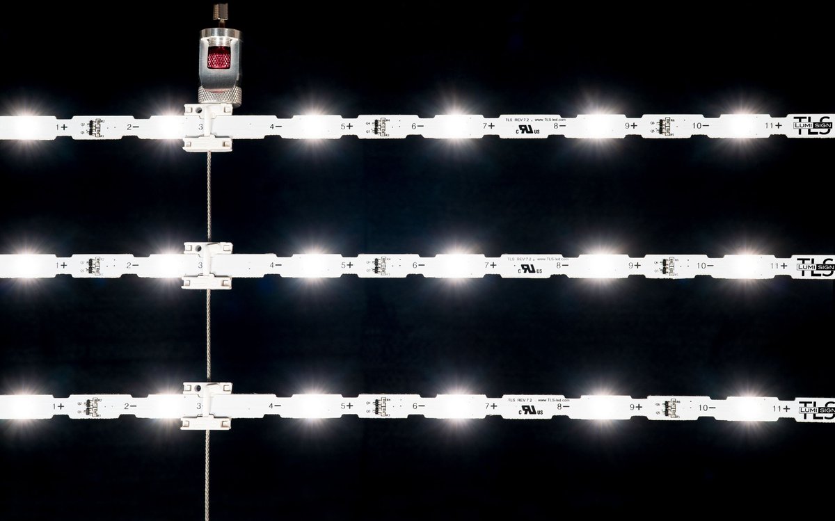 tls_lighting's tweet image. No matter the #dimensions of your project we can make it, thanks to the unique #tensionsystem of our #TLSTechnology which is integrated into the electrical panels, offering endless possibilities! 😀 💡 

Want to learn more about TLS? Contact us today: buff.ly/3N17MrC