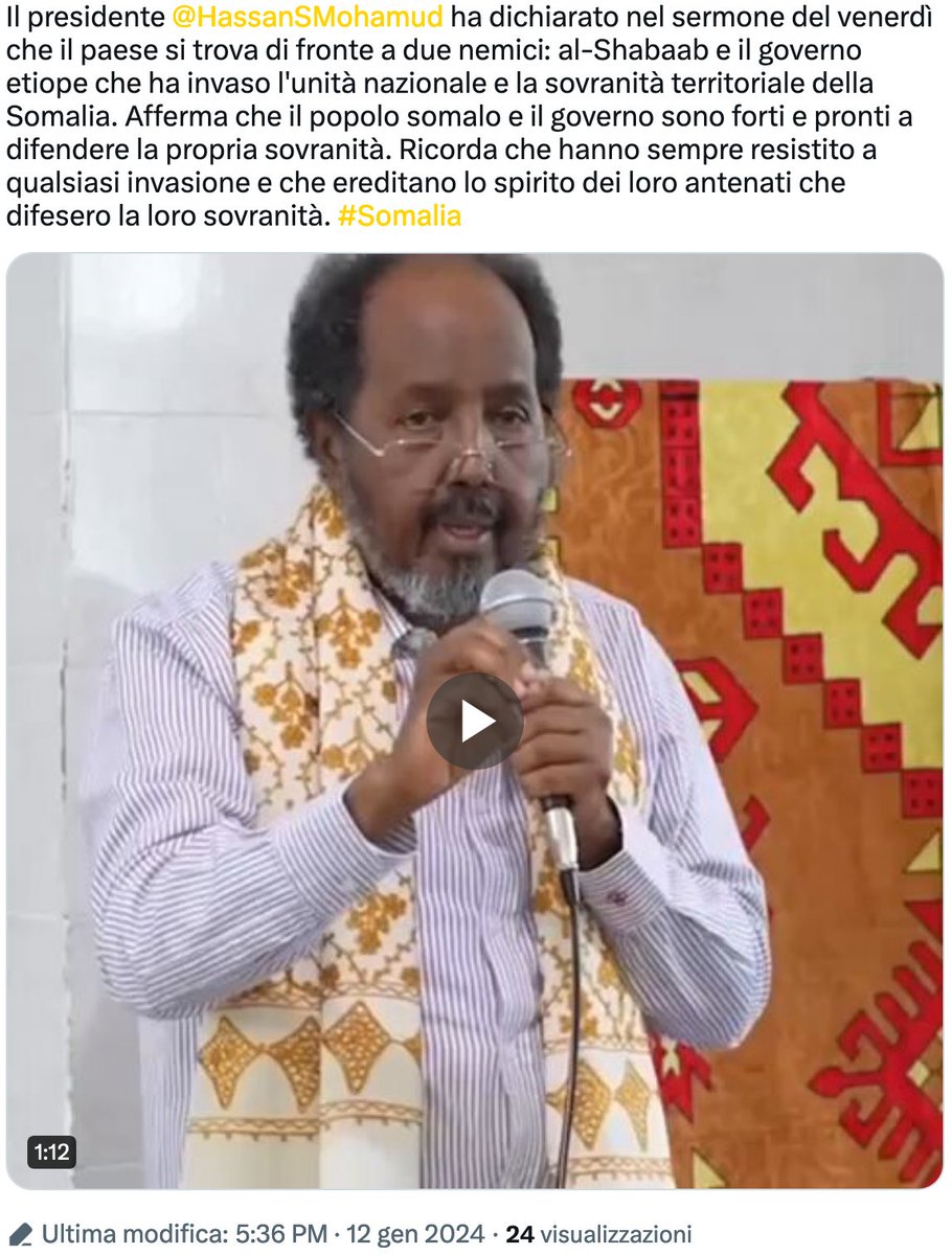 🤡Oggi che si parla sempre più dell' #escalation del sud del #MarRosso nella guerra tra #USA e #Yemen 🇾🇪 forse l'Italia 🇮🇹🍕🍝 e i suoi media si ricorderanno dell'esistenza del Corno d'#Africa &amp; crisi dimenticate come la carestia in #Tigray, #Etiopia 🇪🇹 o la guerra in #Sudan 🇸🇩‼️
