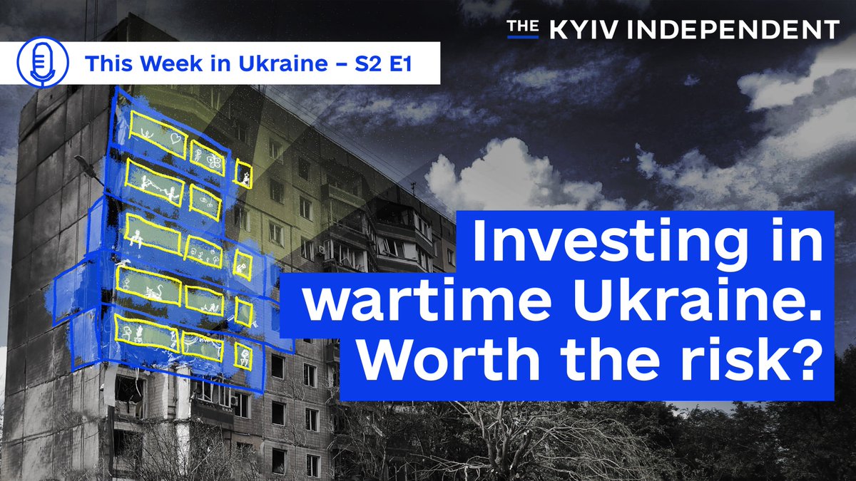 KyivIndependent's tweet photo. Season 2 of #ThisWeekInUkraine has premiered with host Masha Lavrova covering for @lapatina_, who is currently on maternity leave.
Lavrova is joined by Kyiv Independent business reporter @DomCulv, discussing Russia's economic war in Ukraine. Listen here: https://t.co/g1gfb9dF36 https://t.co/3mVc4NxTDo
