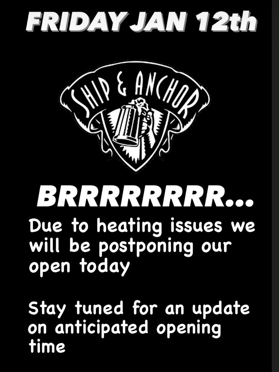 Ship & Anchor Pub tweet media