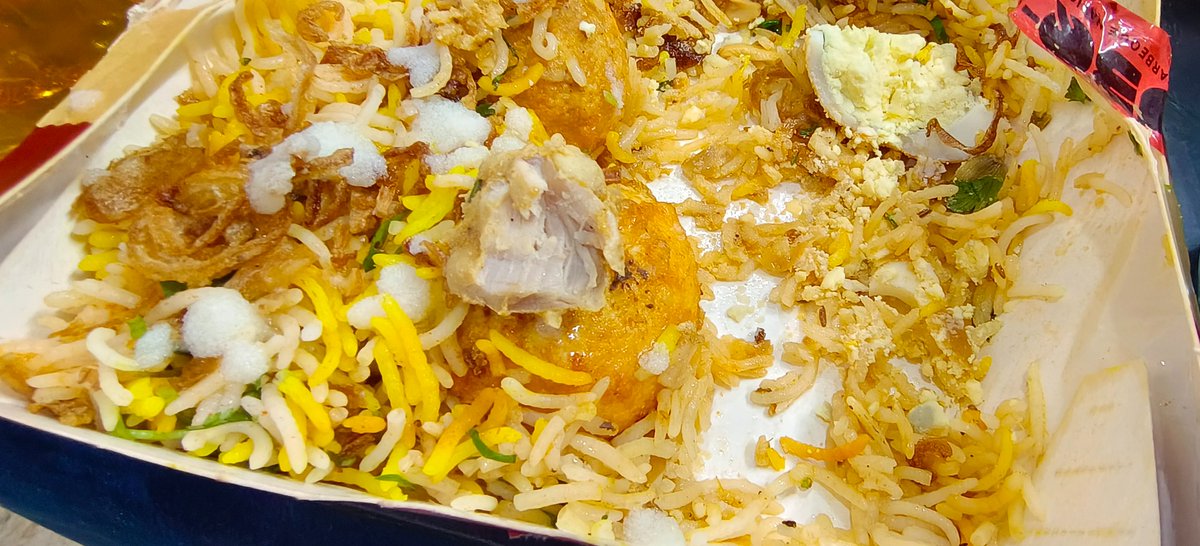 AmitTiwari69587's tweet photo. Got chicken pieces in egg biryani in two consecutive orders by @BarbequeNation @zomato @DelhiPolice @hindu  from dumsafar biryani vegas dwarka sector 14..they are purposly making us eat chicken..strict action is required https://t.co/TrLc9dBOtA