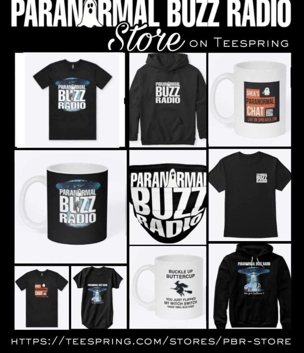 buzz_paranormal's tweet photo. Get your yourself some Paranormalbuzz radio swag  !#swag #shirts #hoodies #mugs #tspring #paranormalbuzzradio https://t.co/VFG6eZ0lfq