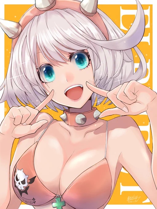 季節外れの水着なエルフェルト