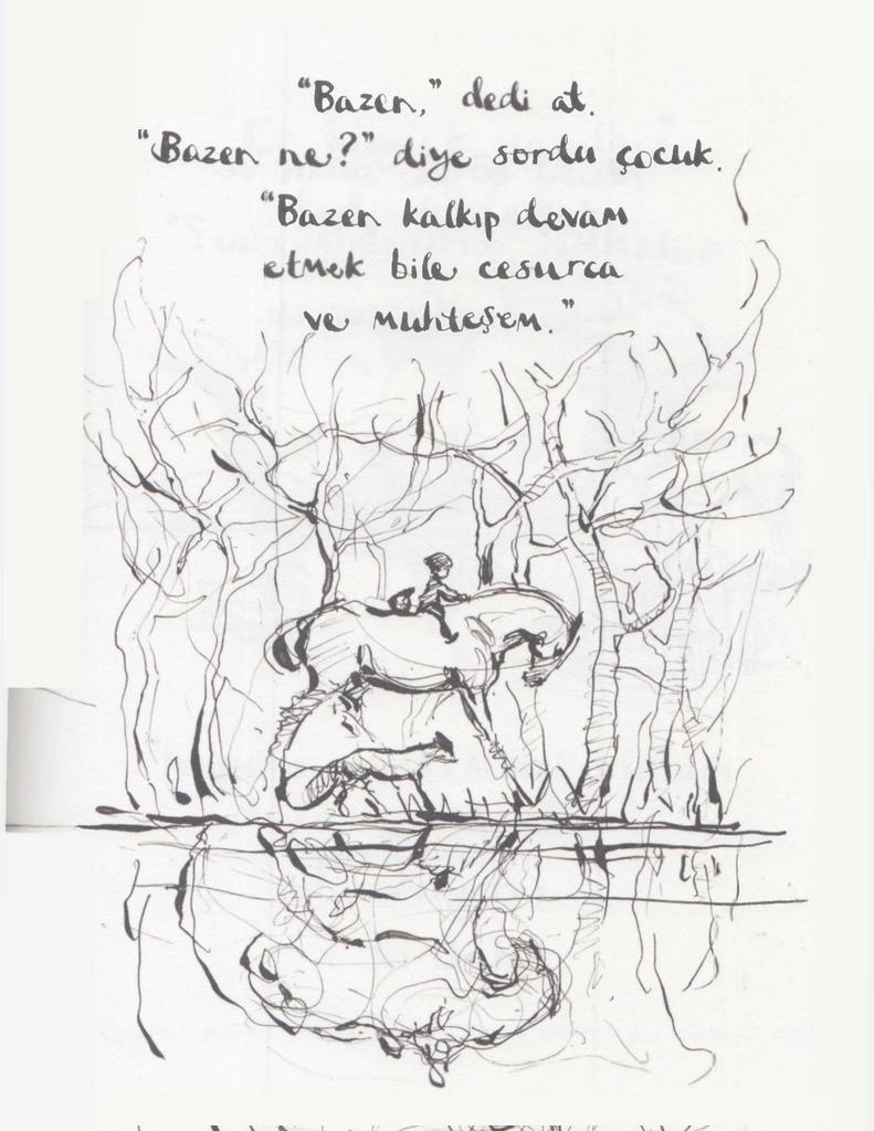 Charlie Mackesy, " Çocuk, Köstebek, Tilki ve At."