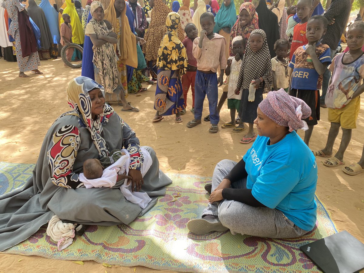 Today, I witnessed the impact of the cash transfers  programme generously funded by <a href="/BMZ_Bund/">Bundesentwicklungsministerium</a> on some of the most vulnerable households in #Niger impacted by climate change. More work needs to be done for positive gender norms. #SBCWorks <a href="/Unicefniger/">UNICEF Niger</a>