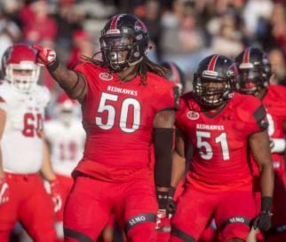 Blessed to receive a offer from the Southeast Missouri State University! Go Redhawks! @CoachBenado @BrandonHuffman @GregBiggins @adamgorney @K12Elite @mikemoon42 @TheMarcusAlford