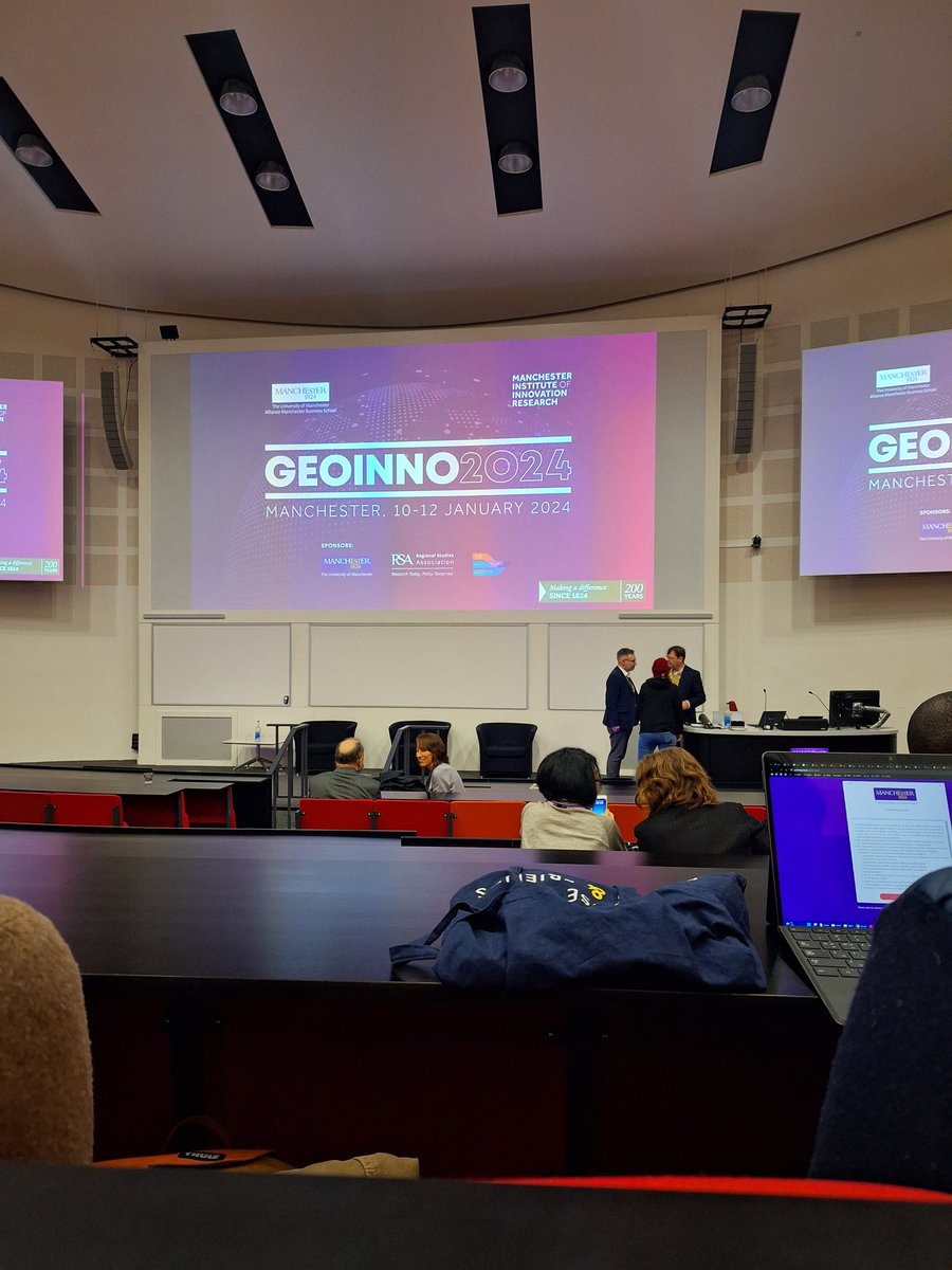 Appreciate the fantastic discussion and valuable feedback at #geoinno2024 on our paper with @asonder79 , @wonderingmildly, delving into the analysis of how access to new ideas affects regional growth