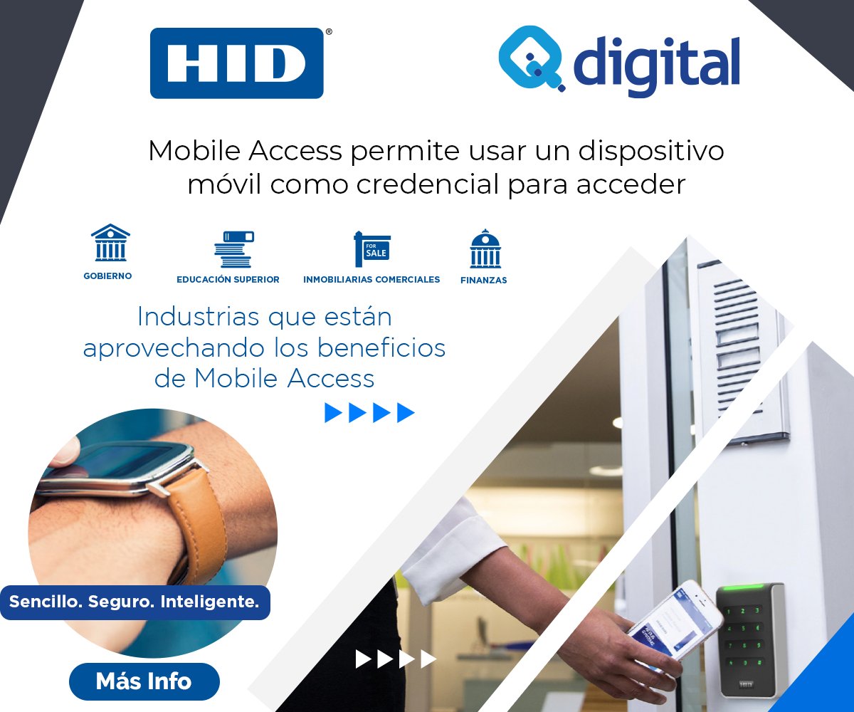 ¿Buscas la solución perfecta para tus proyectos de seguridad y accesibilidad? 
qdigital.mx/.../Prese.../h…
Más Información contáctanos: ventas@qdigital.mx
#Integradores #ProyectosSeguros #HIDMobileAccess #InnovaciónSegura 📷📷