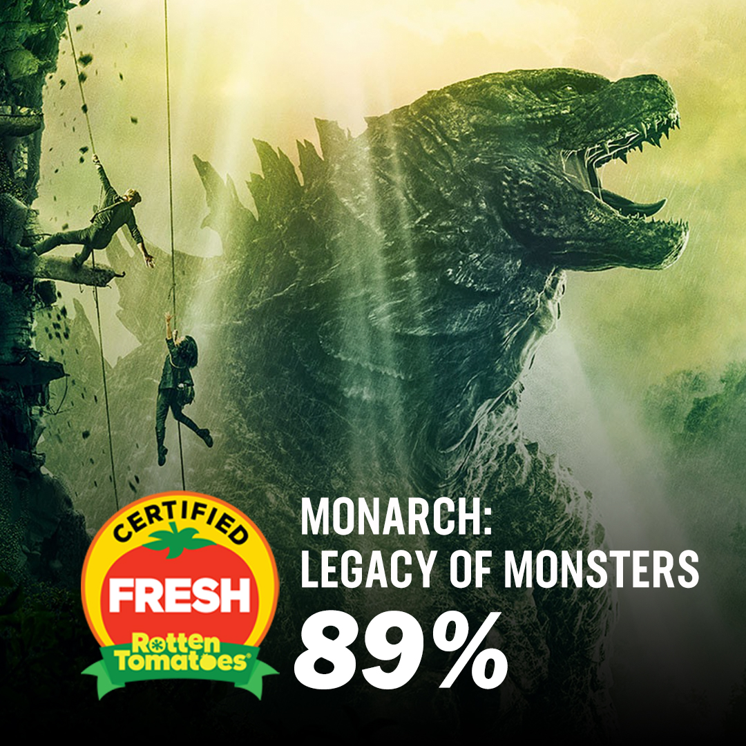 Monarch: Legacy of Monsters Season 1 is Certified Fresh at 89% on the  Tomatometer, with 81 reviews: https://t.co/VEIcPTP7dn