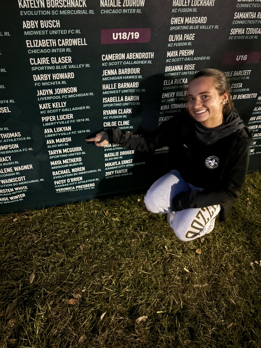 So cool seeing this in person! Grateful to be selected @SLSGsoccer <a href="/SLSGECNLRLGirls/">SLSG ECNL-RL</a>