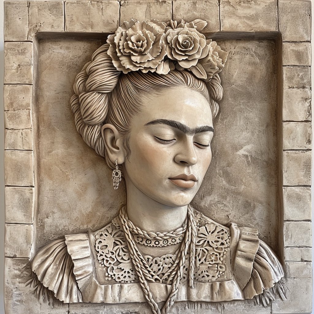 MayorKingAI's tweet image. #PromptShare 🚨Bas-relief technique🚨

💬[Character], [attributes], carved in bas-relief style, monochromatic color palette, soft shadows, finely engraved details

📜Bas-relief is a sculpture technique where figures subtly project from  the background, creating an illusion of…