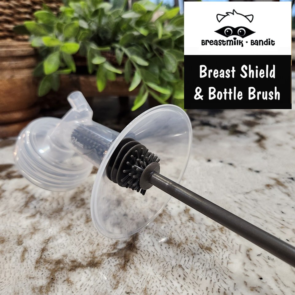 LactConnect's tweet photo. Breastmilk Bandit Silicone Bottle &amp; Breast Shield Brush https://t.co/OYkL2YfKc5 https://t.co/GVWgKUomHS