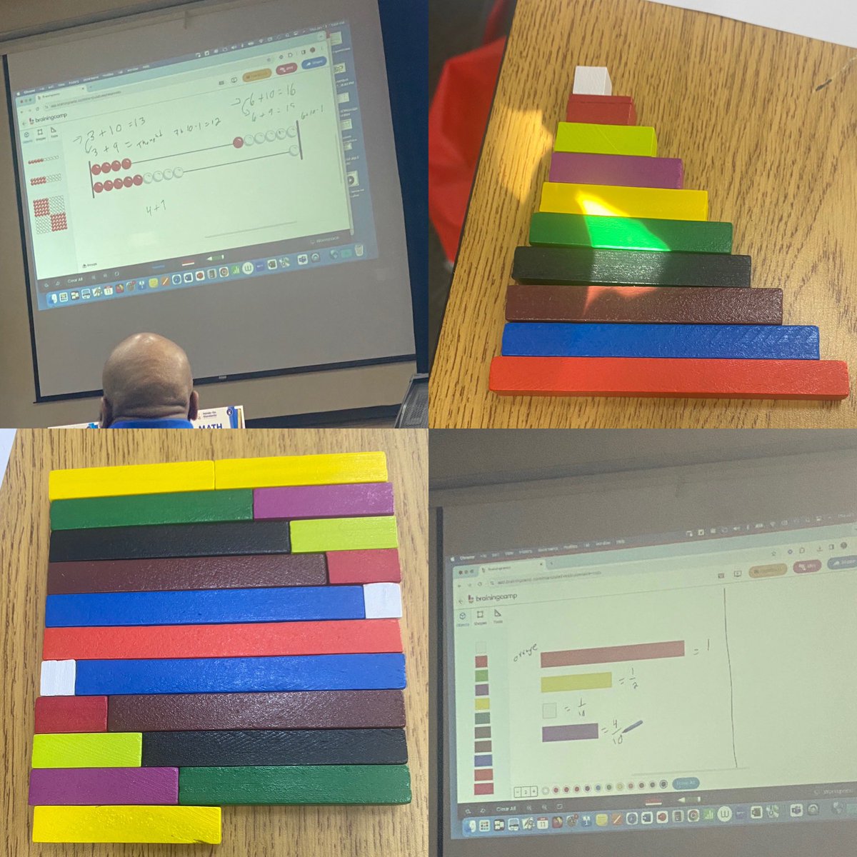 TeachSingleton's tweet photo. Listennnn…The way we are about to put these under used manipulatives into play!!! The kids won’t know what hit them! #Rekenreks #CuisinarieRods #GameChangers #PESMathletes #ParklaneSoars @Parklane_Eagles https://t.co/ijfmqbBtHA
