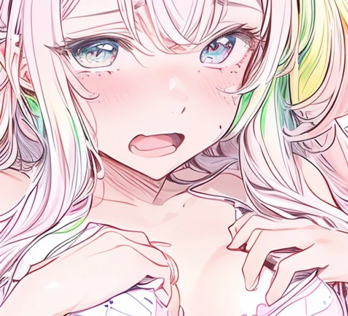 こちらの方はAI絵師さんですわね…最近の本当にわかりづらい