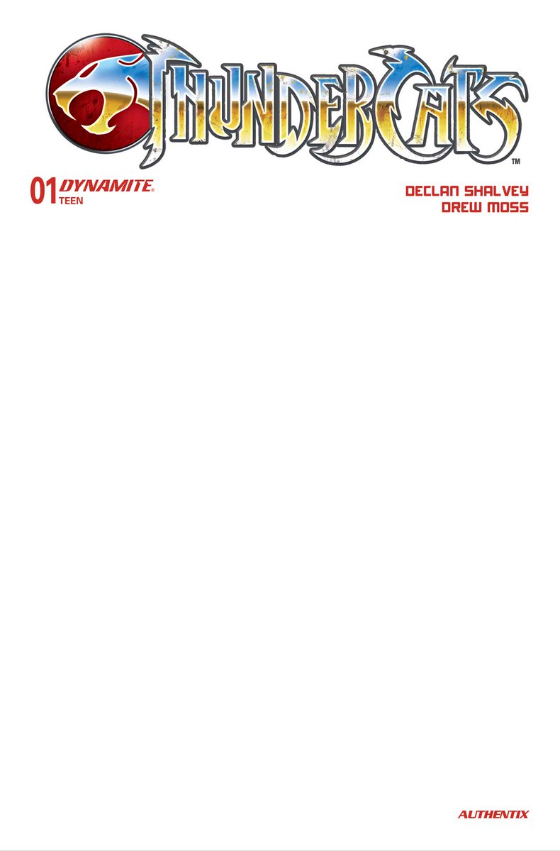DynamiteComics's tweet photo. Monday is the Final Order Cutoff for Thundercats #1from Declan Shalvey and Drew Moss. Look for the blank Authentix cover. Also available in Orange.
#thundercats #declanshalvey #drewmoss
https://t.co/GGkjaUr8lR https://t.co/wnvry2pTS4