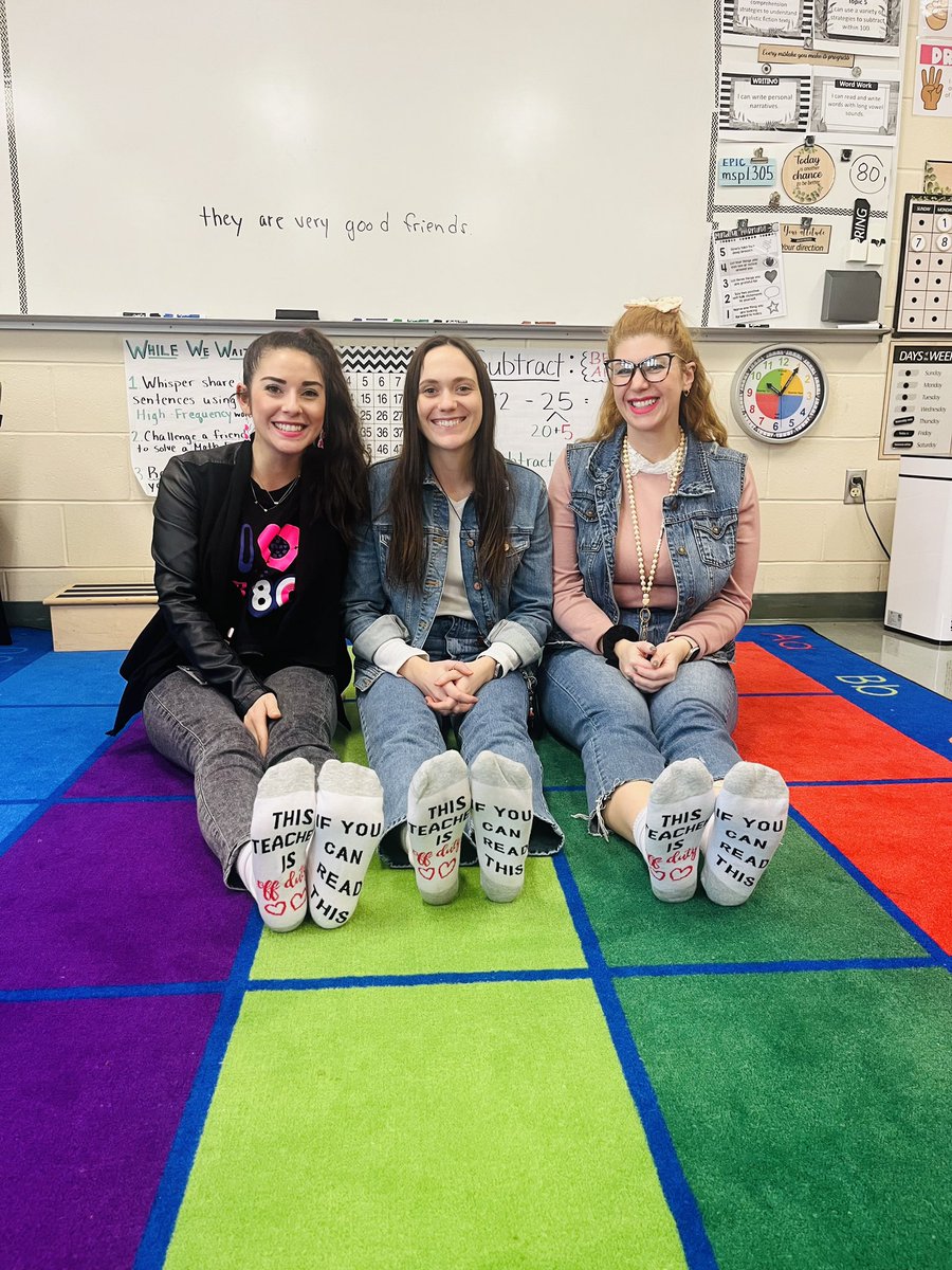 3 day weekend vibes!🤗. We love our socks, <a href="/BSheep1972/">Roman Isaryk</a> !❤️

<a href="/RCallandriello/">Rachel Callandriello</a> <a href="/vandemarkas/">Ashley VanDeMark</a>