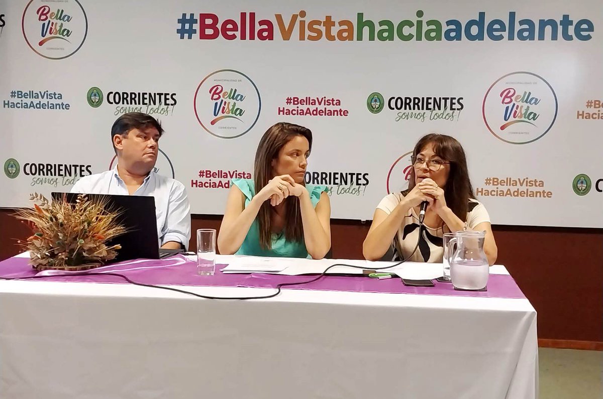pittybenitez's tweet photo. Bella Vista (Corrientes) La intendente Noelia Bazzi anunció aumentos para empleados municipales para el primer trimestre del año. También, en el mes de enero, un Bono Especial de $40.000 al personal afectado al temporal e inundaciones. https://t.co/9hIQtmmBDk