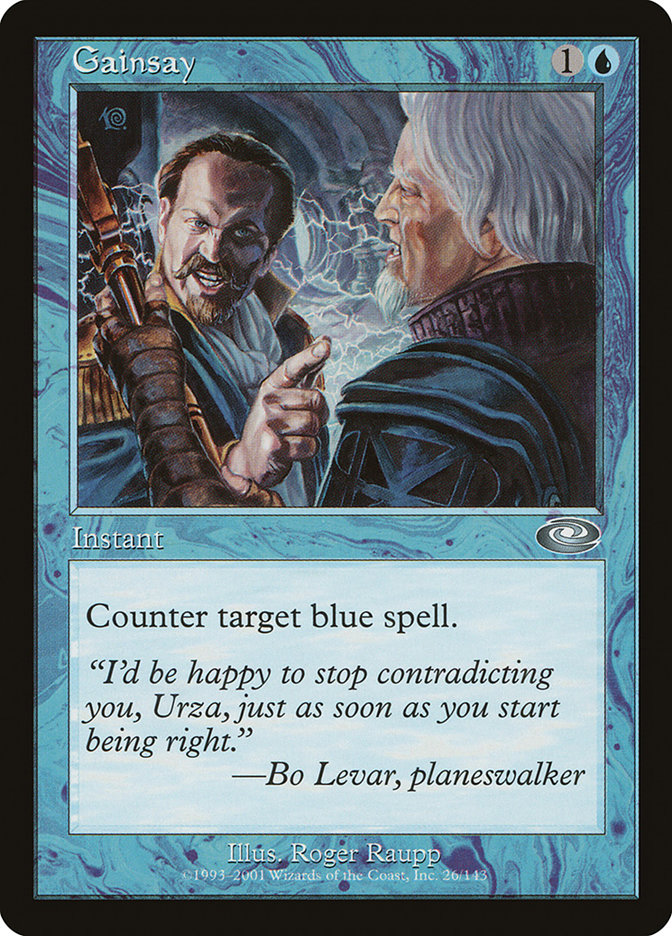 ADigThroughTime's tweet photo. @hocks42 I still prefer the original flavor text, where the superior blue mage does assert dominance https://t.co/KcsQKCUyZz