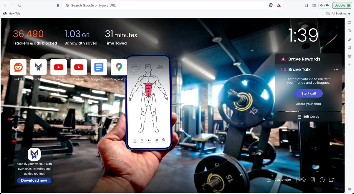 MuscleWiki's tweet image. Awesome @brave takeover for musclewiki.com