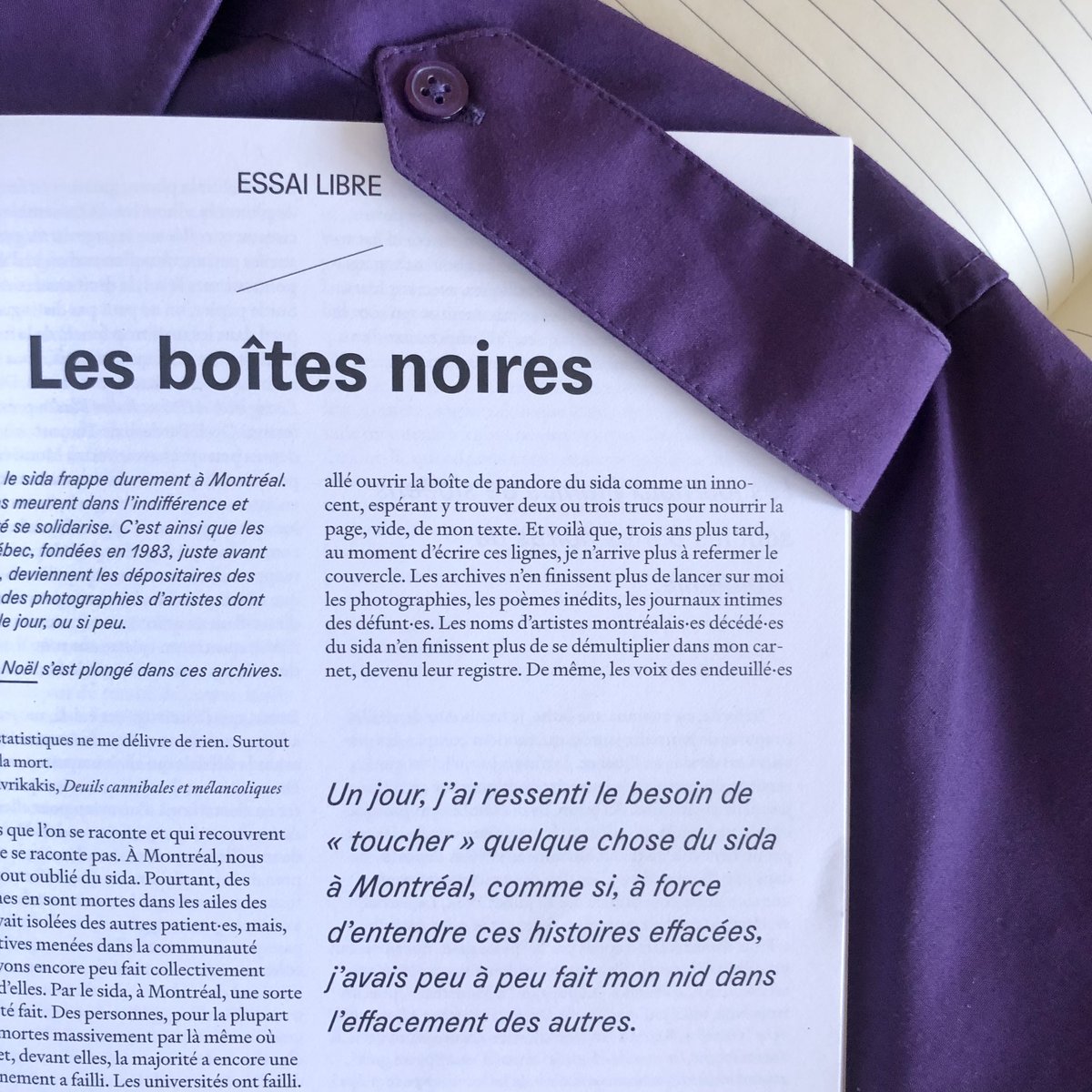 Dans les années 1980, le sida frappe durement à Montréal. De 2021 à 2023, Alex Noël s’est plongé dans les Archives gaies du Québec pour mieux comprendre cette épidémie.

revueliberte.ca/abonnement