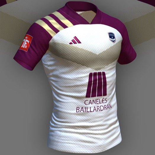 BordOlympique's tweet photo. Une bonne nouvelle ne venant jamais seule, voici sans plus tarder le maillot Third, celui avec lequel évolueront nos Bordelais ce soir ! 

Vos avis ? 👇 https://t.co/EHjoSgPfiH