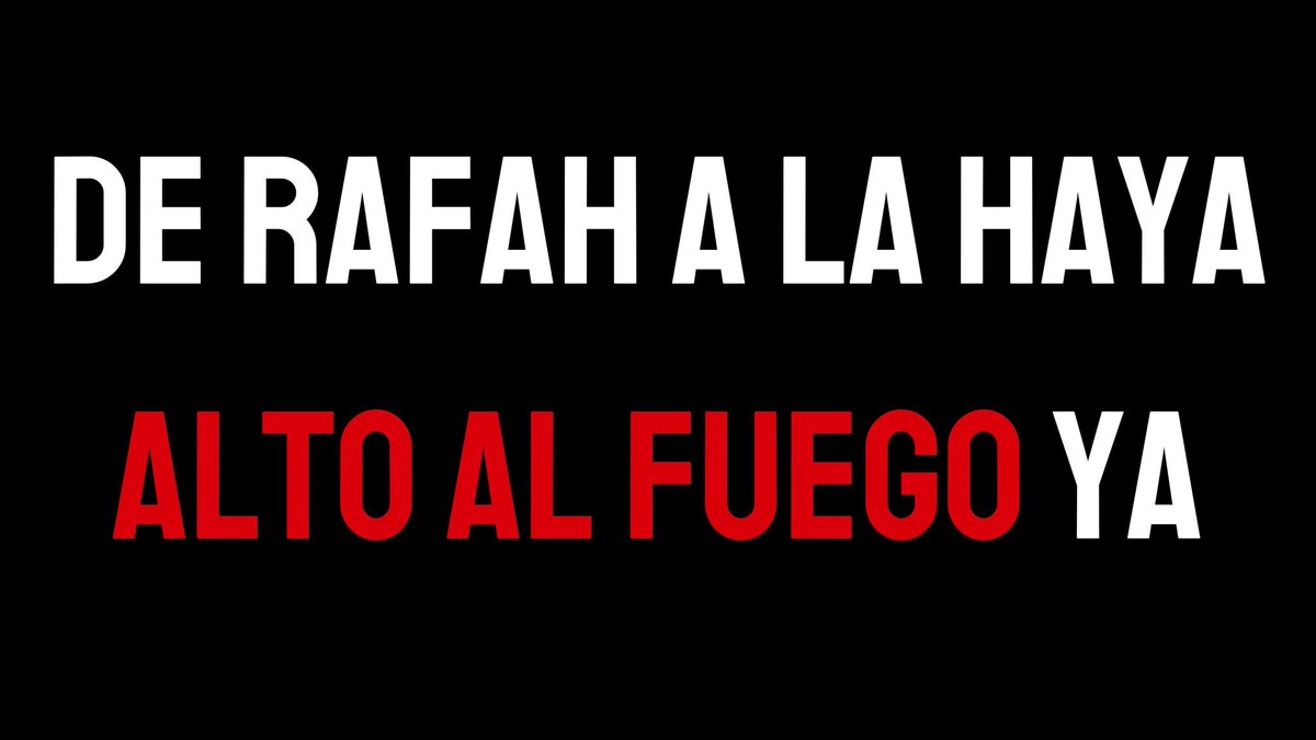 ¡#Sudáfrica acaba de hacer historia al exigir a la #ICJ un alto el fuego en #Gaza!

<a href="/sanchezcastejon/">Pedro Sánchez</a> <a href="/Yolanda_Diaz_/">Yolanda Díaz</a> Sigamos haciendo historia convirtiendo a España en el 1er país europeo que apoya ante la Corte medidas provisionales para parar las bombas. #DeRafahALaHaya, hay que