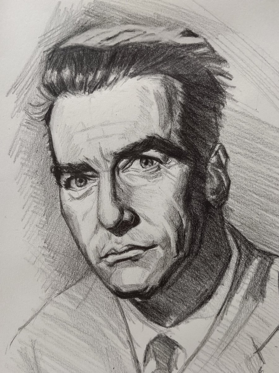 leesandy3633's tweet photo. Portrait practice from Photo of Montgomery Clift! It's an really enjoyable process though I definitely have much to learn!

#sketch #portrait #art #film #movie #actor #Montgomeryclift #pencil https://t.co/jMP47oW6o6