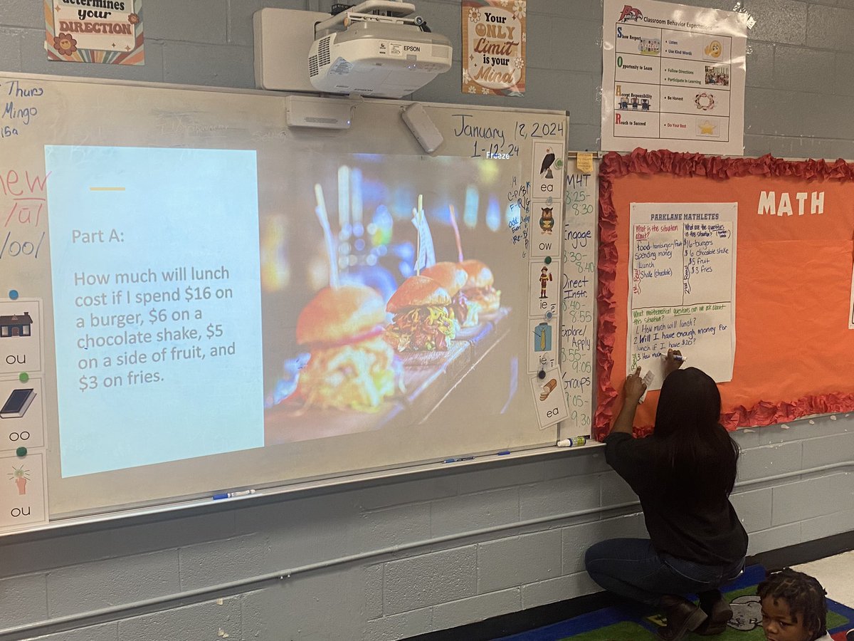 TeachSingleton's tweet photo. Did a few classroom visits and came across a 2nd grade class working on adding 4-digit addends w/word problems. The students were struggling a bit, so I suggested the 3 Read Protocol and BAM! Instant connections!!! Things work when we work them!!! #RealTimeCoaching #PESMathletes https://t.co/mFyGqkqQzD