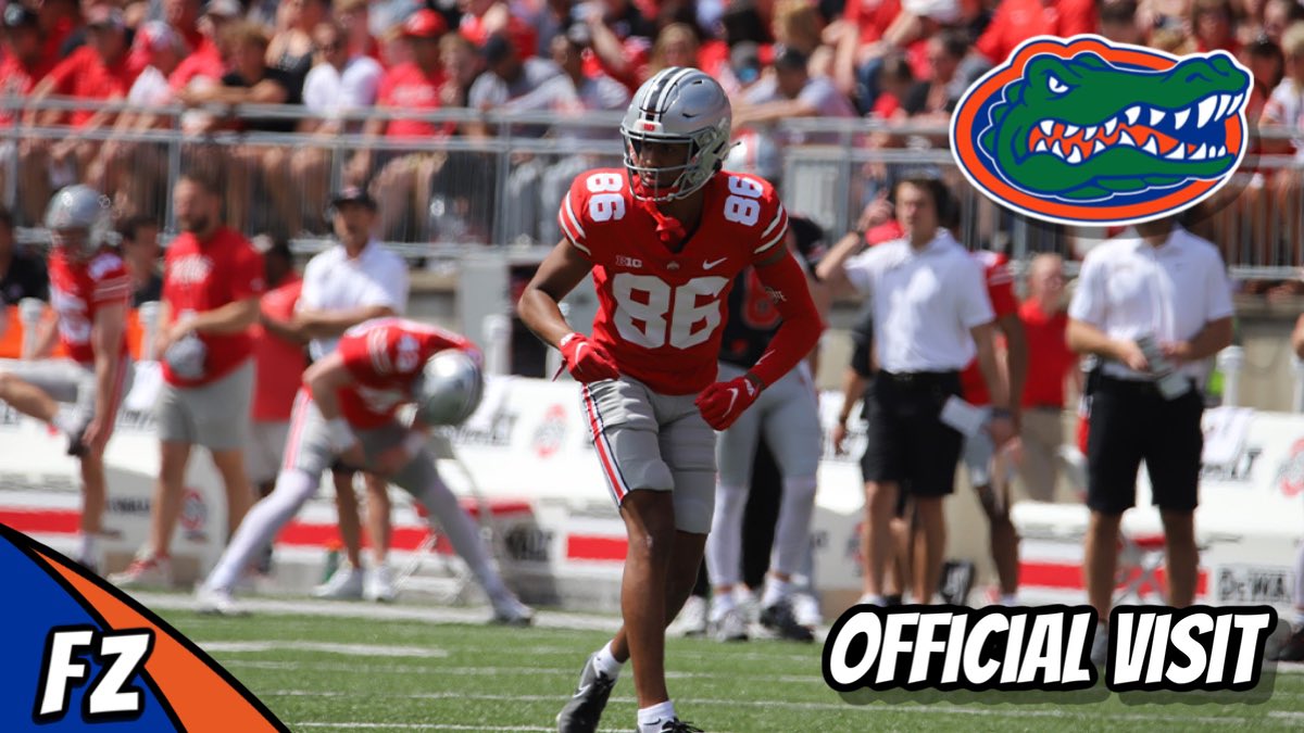 Florida_Zone's tweet image. Former Ohio St. WR Bryson Rodgers is currently taking an official visit to Florida.
#2THESW4MP