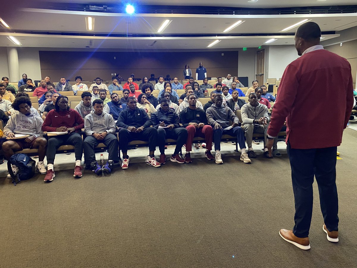 Go Dogs!

<a href="/coachberry77/">Chennis Berry</a> held his first team meeting last night! It’s always great to get the Dogs back on campus!

Dig Deep with Bulldog Tenacity!

#fearthebite 

<a href="/HBCUGameday/">HBCU Gameday</a>
<a href="/HBCUDigital/">HBCU Digital Network</a> <a href="/yardtalkhbcu/">yardtalkhbcu</a> <a href="/HBCUSports/">HBCU Sports</a> <a href="/HBCUSports1/">HBCU Premier Sports & More</a> <a href="/SCHSL/">SCHSL</a> <a href="/MEACSports/">Mid-Eastern Athletic Conference</a> <a href="/SCSTATE1896/">SC State University</a> <a href="/SCStateAthletic/">SC State Athletics</a>
