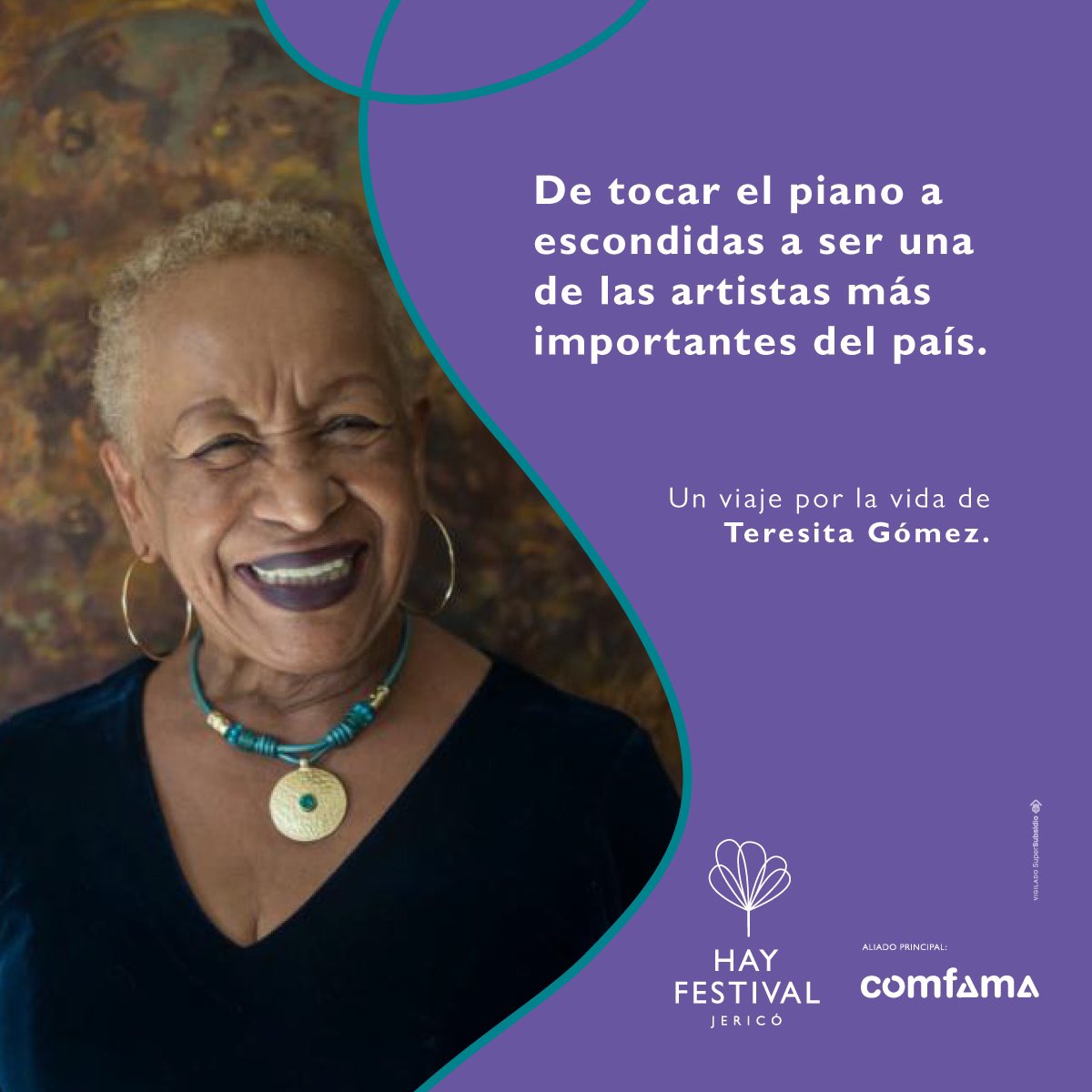Comfama's tweet photo. 🤯 Teresita Gómez tenía solo tres años de edad cuando les declaró a sus padres que quería ser pianista 🎹, un sueño de niña que se convirtió en una trayectoria artística de más de seis décadas, siendo reconocida en la actualidad como la pianista más importante de Colombia 🤩. https://t.co/3n8IVEDjku