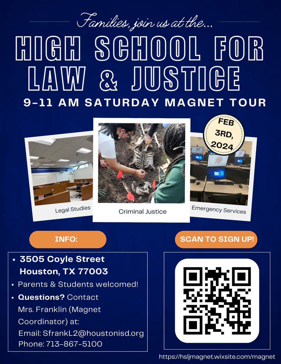 sshetzer's tweet photo. Join us for our next Saturday tour of @HSLawAndJustice campus. https://t.co/WXhOzT1HW9