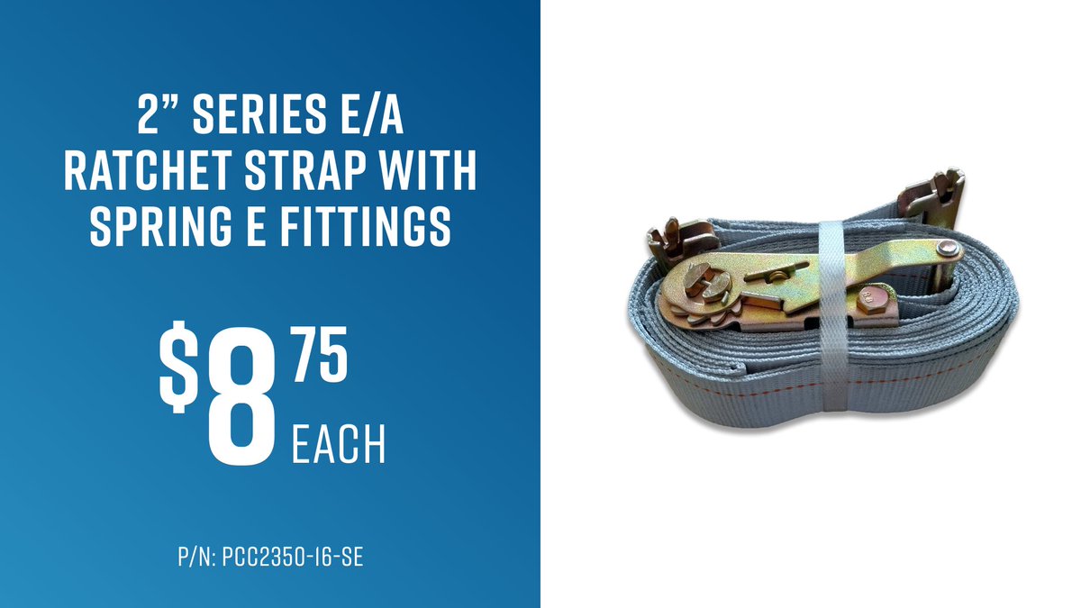Grab ratchet straps for just $8.75 each! Want to save on more of the parts you need? Check out all of our parts specials now. bit.ly/35Ncwfk