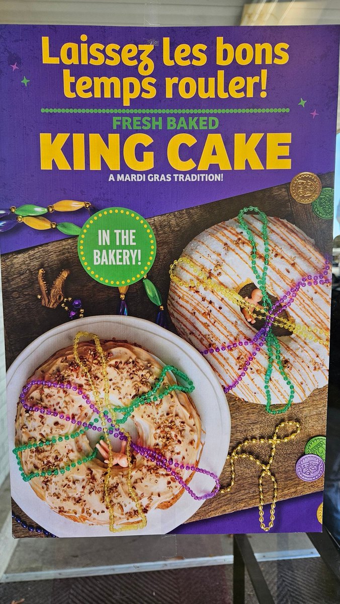 Tell me you live near Louisiana, without telling me you live near Louisiana.
#KingCake #MardiGras