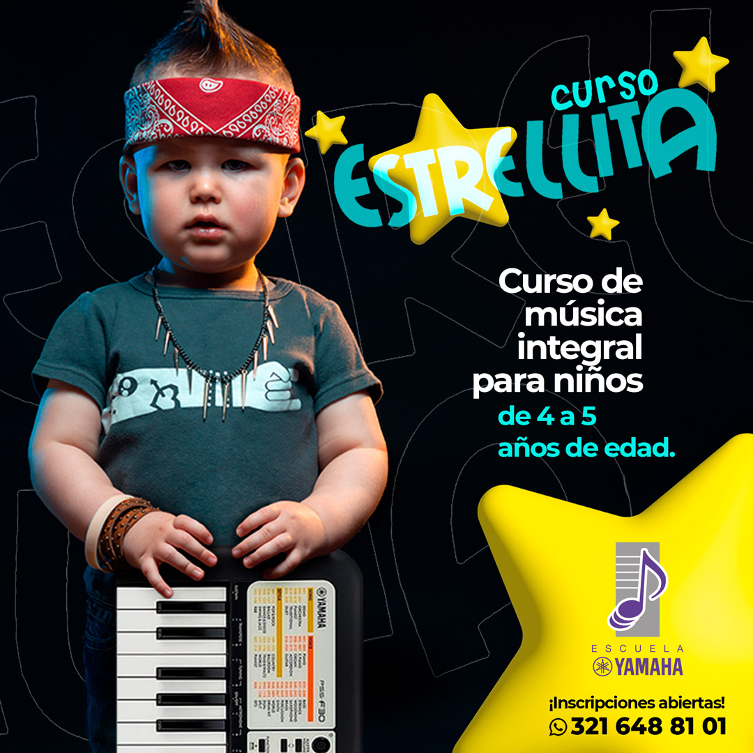 [Escuela Yamaha Colombia] ¡La música es el regalo perfecto que perdura toda la vida! 🎶¡Únete a nosotros en la Escuela Yamaha Colombia y da el primer paso hacia un futuro musical brillante para tu hijo!
Agenda ahora tu clase demostrativa
📍Bogotá: 📱321 648 81 01