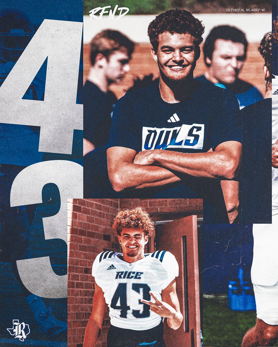 RiceFootball's tweet photo. Meet the Freshmen: @chrisbruce__ 

Chris is from Austin, TX, has 2 dogs, loves the New York Giants, and chose Rice because it gave him the opportunity to receive a world class degree while still playing football🦉🦉

#GoOwls👐 x #RFND https://t.co/SXdtnV0FII