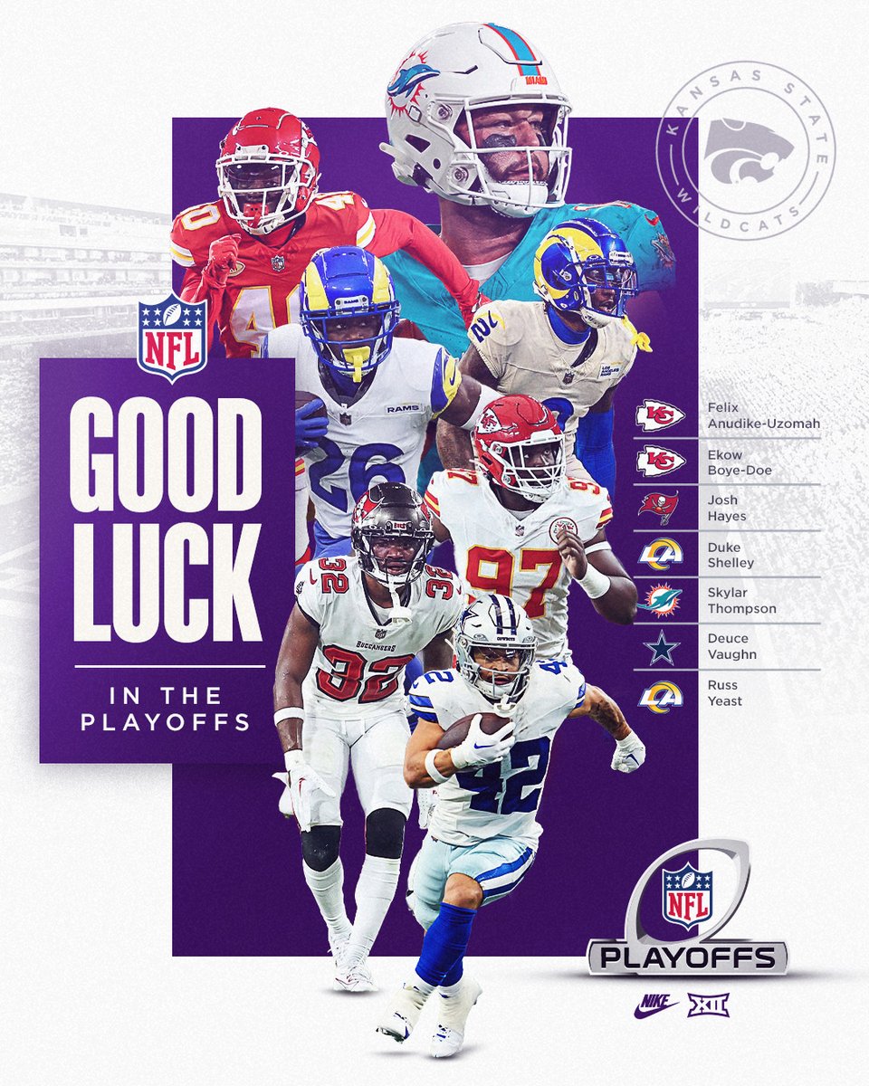 Good luck to the Wildcats in the @NFL playoffs!