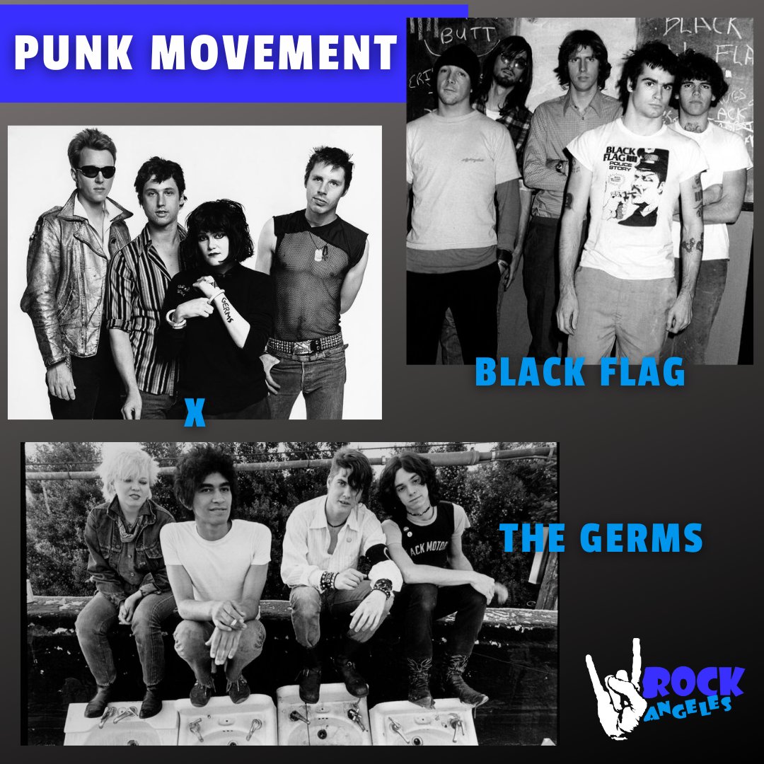 RockAngelesLA's tweet image. 1970s #LA saw the growth of the #punkmovement, with its angry and often rebellious brand of #music. 🤘 Crusaders of this genre include #Xband, #BlackFlag, and #theGerms. 

#rocknroll #rockmusic #rockhistory #losangeles #rockangeles #music #history #musichistory #punk #punkrock